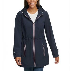 Tommy Hilfiger Fall Softshell Jacket Navy Blue Size Medium